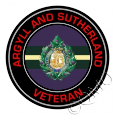 Argyll & Sutherland Highlanders Veterans Sticker